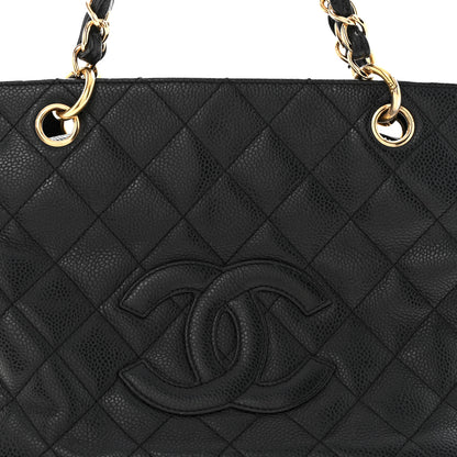Chanel Caviar Quilted Petit Timeless Tote PTT Black 8 of 16