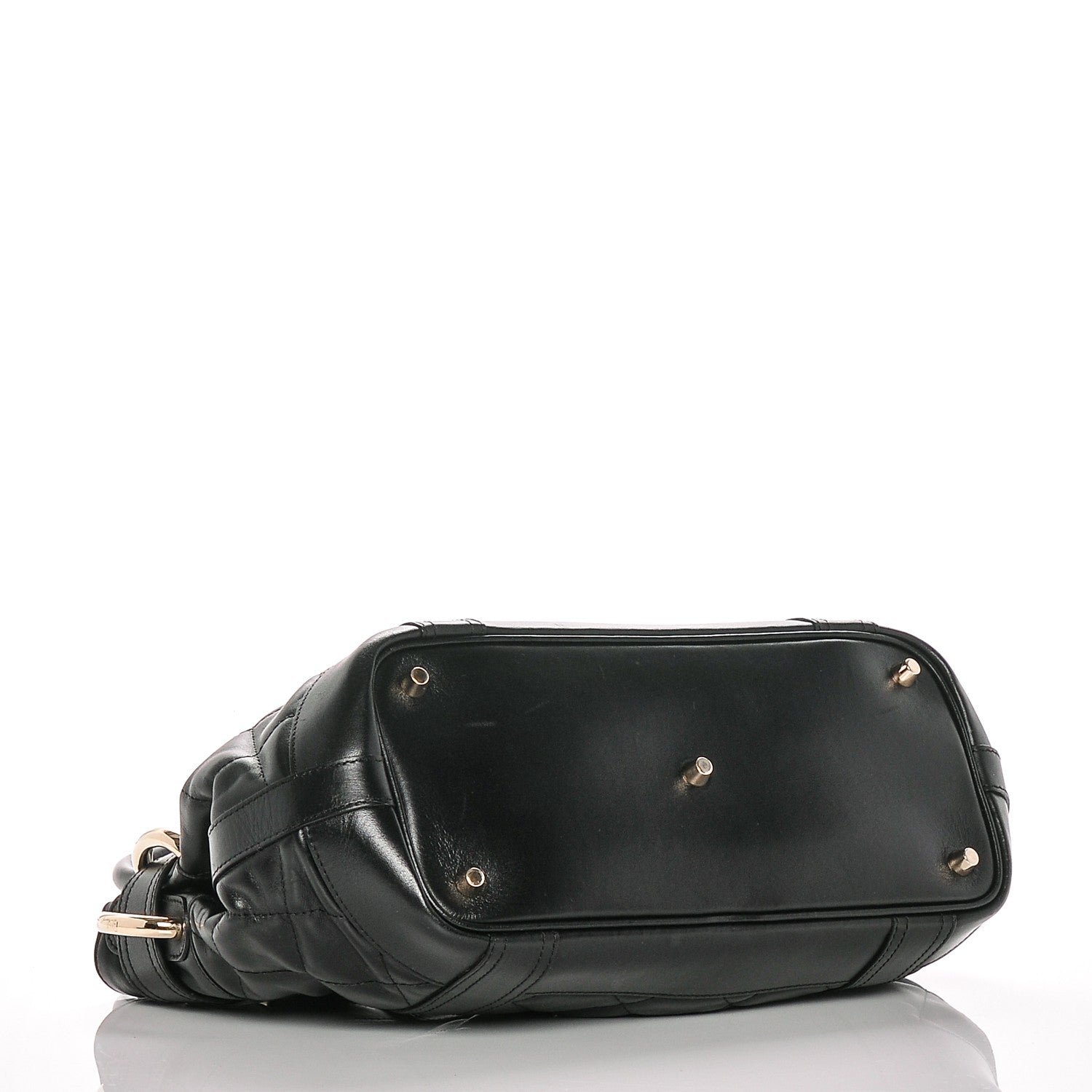 Burberry Calfskin Quilted Baby Beaton Black 4 of 6