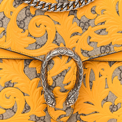 Gucci GG Supreme Monogram Arabesque Medium Dionysus Shoulder Bag Beige Yellow 8 of 10