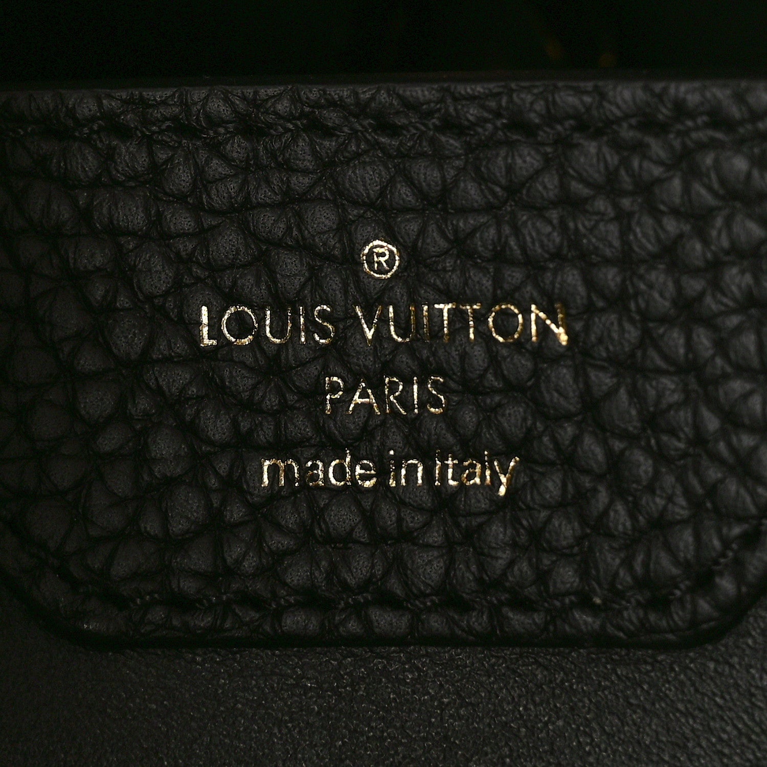 Louis Vuitton Taurillon Capucines PM Black Arizona Beige Ruby Red 6 of 8