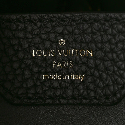 Louis Vuitton Taurillon Capucines PM Black Arizona Beige Ruby Red 6 of 8