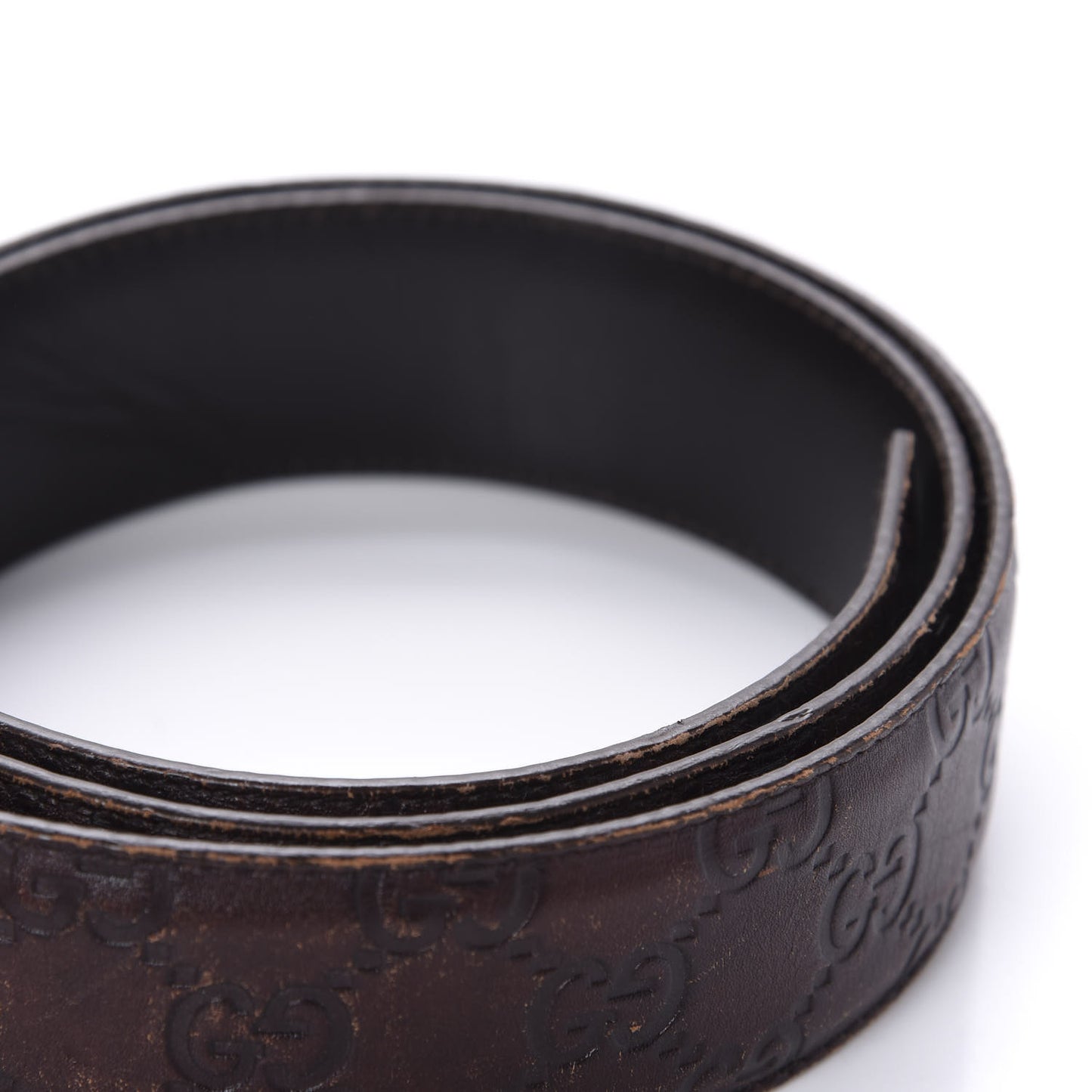 Guccissima Interlocking G Belt 95 38 Black