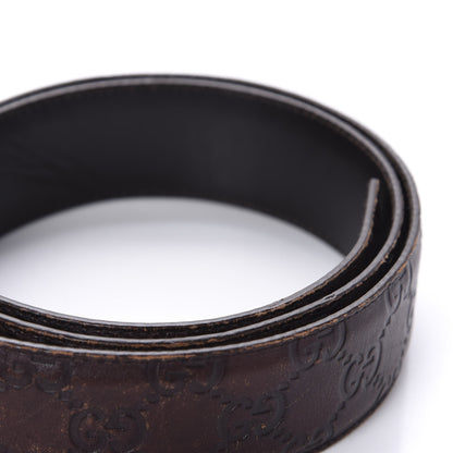 Gucci Guccissima Interlocking G Belt 95 38 Black 4 of 7