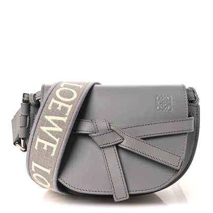 Loewe Calfskin Jacquard Mini Gate Dual Bag Ash Grey 1 of 9