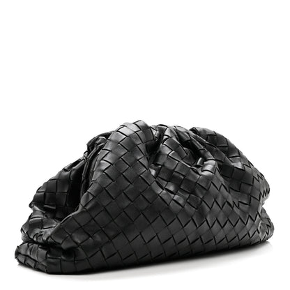 Bottega Veneta Nappa Maxi Intreccio The Pouch Oversized Clutch Black 2 of 7