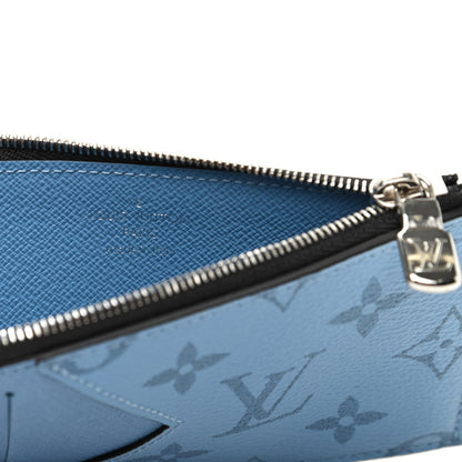 Louis Vuitton Taigarama Coin Card Holder Denim 6 of 7