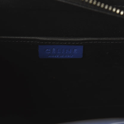 Celine Canvas Smooth Calfskin Nano Tri-Color Luggage Natural Blue 5 of 10