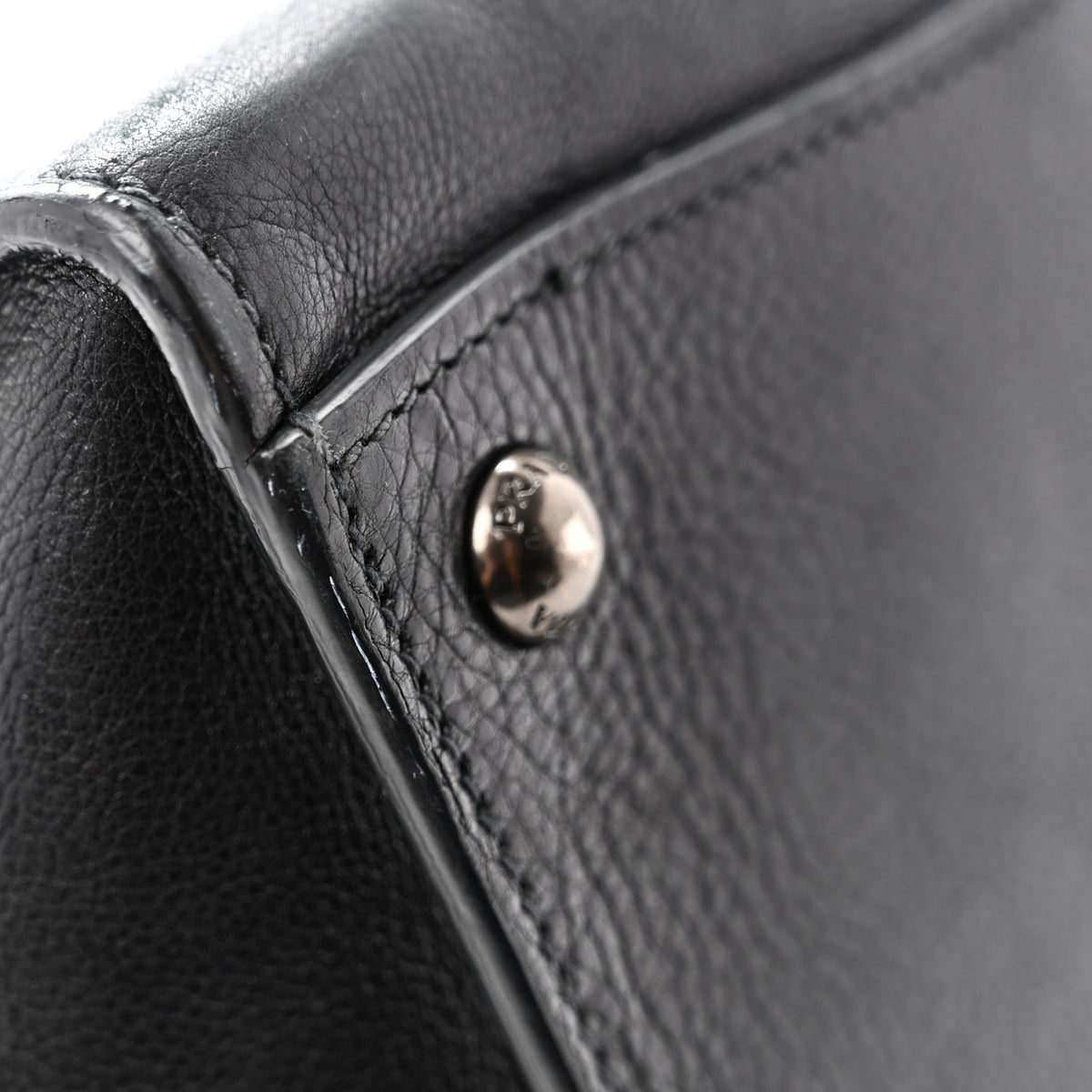 Prada Glace Calf Twin Pocket Tote Black 20 of 25