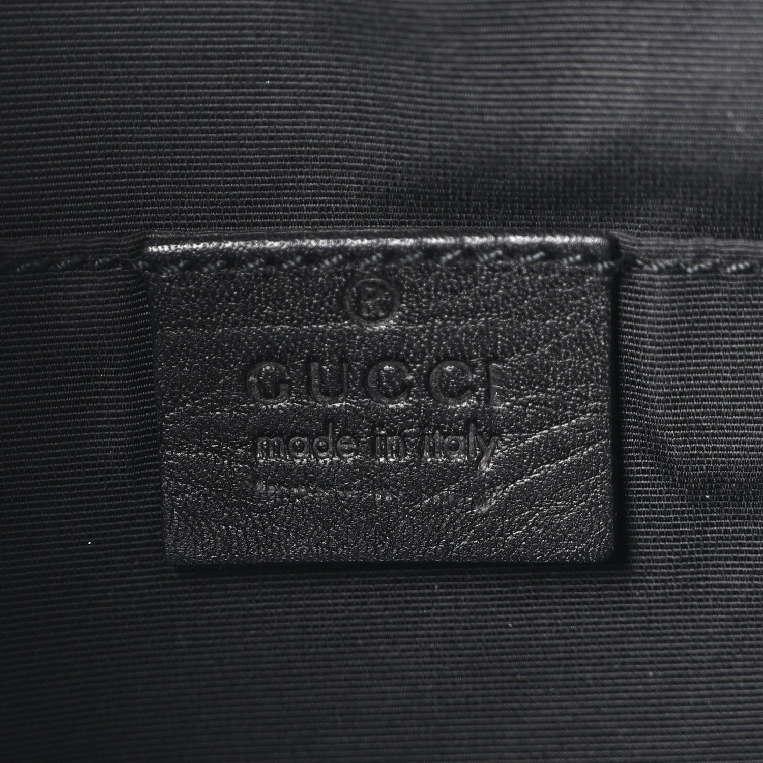 Gucci Denim Monogram Pochette Black 6 of 10