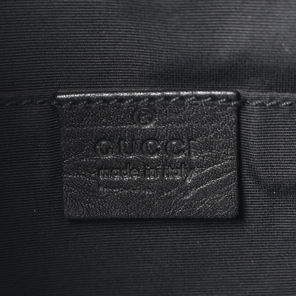 Gucci Denim Monogram Pochette Black 6 of 10