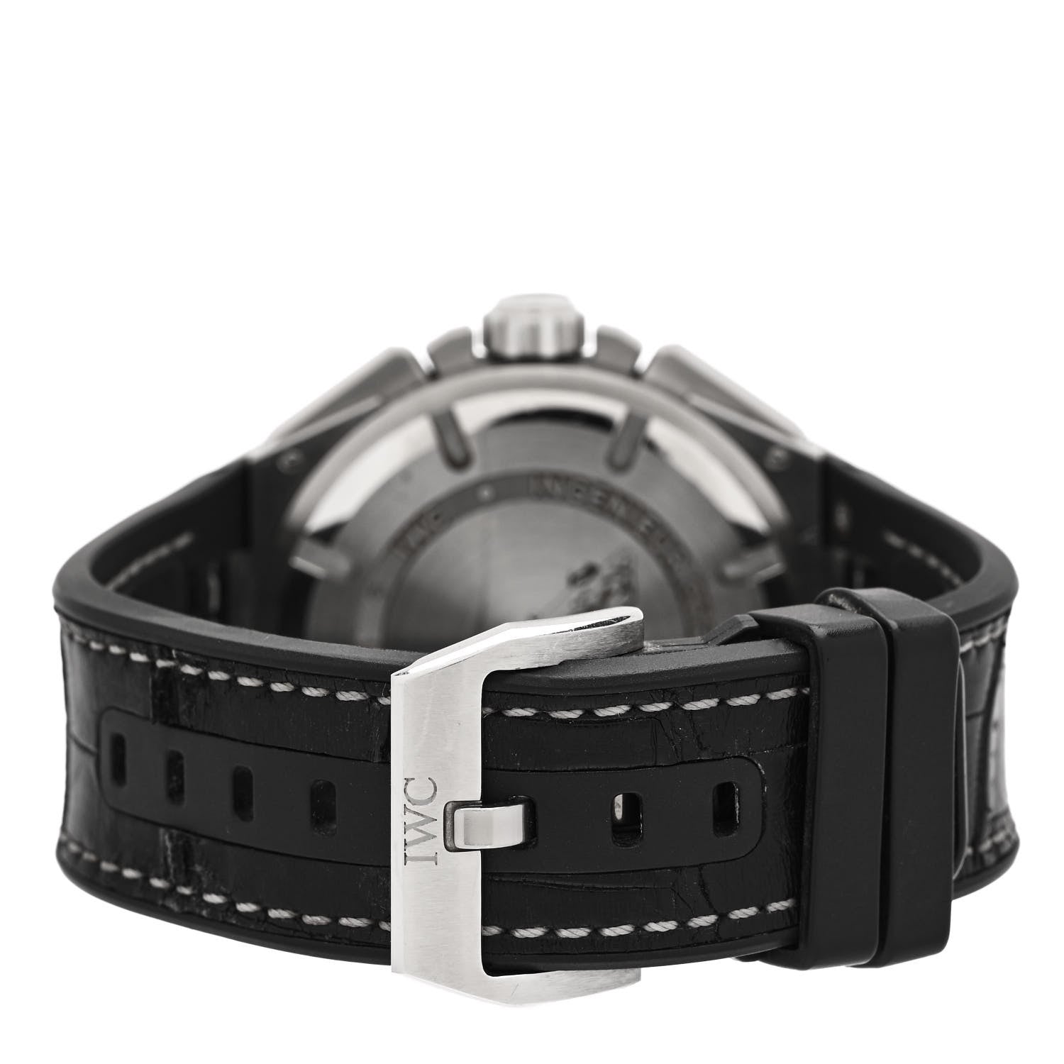 IWC Stainless Steel Fabric 45mm Ingenieur Chronograph Automatic Watch Grey IW378507 3 of 6