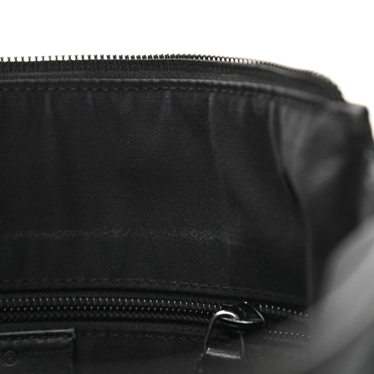 Gucci Monogram Calfskin Perforated Medium Flat Messenger Bag Black 12 of 13