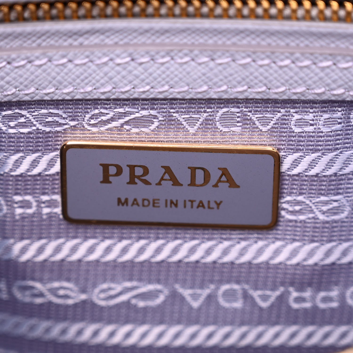 Prada Saffiano Small Galleria Double Zip Tote Glicine 6 of 10