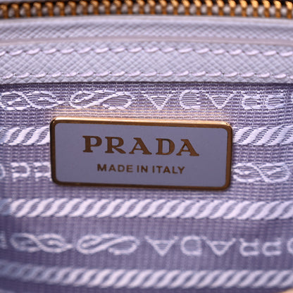 Prada Saffiano Small Galleria Double Zip Tote Glicine 6 of 10
