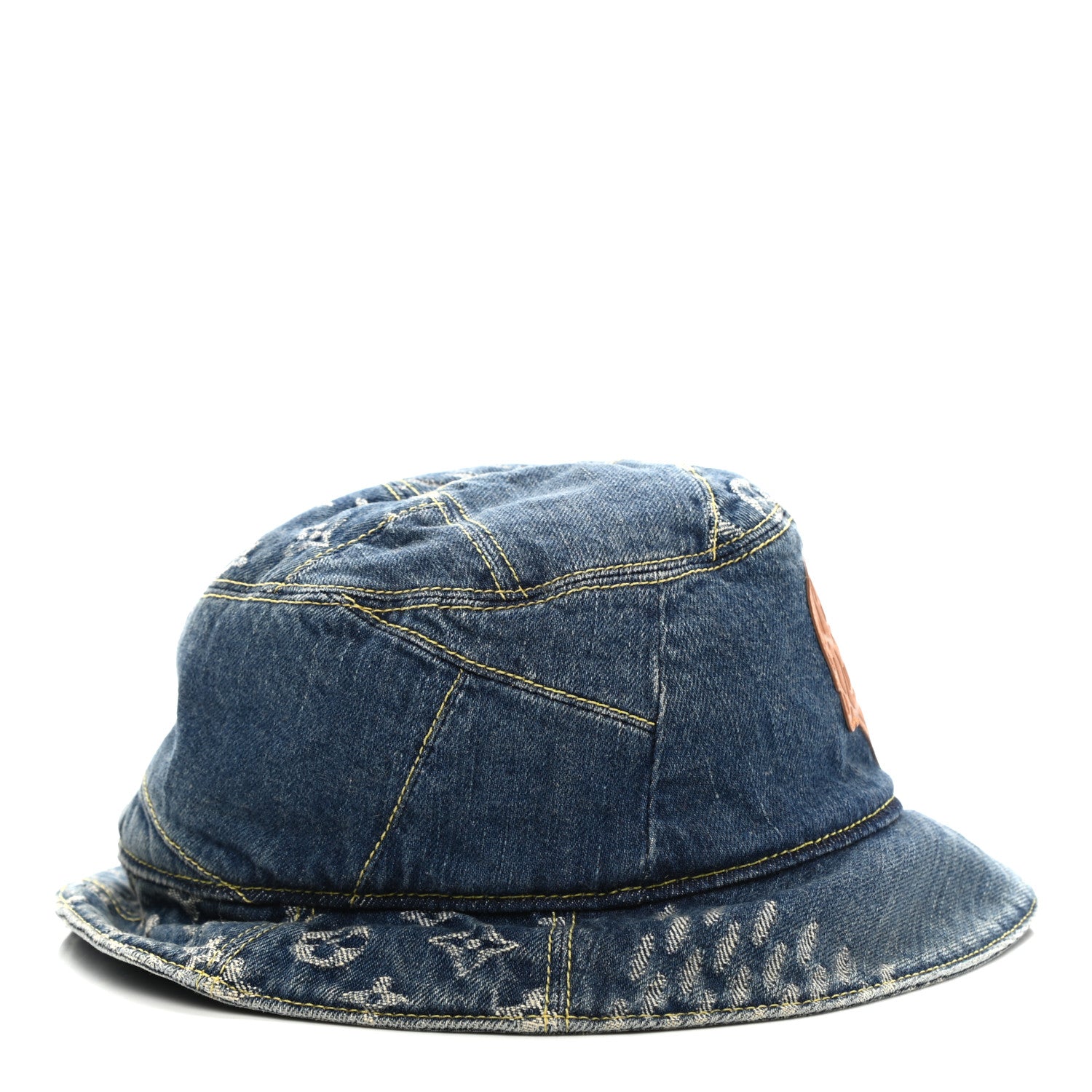 Louis Vuitton x NIGO Monogram Denim LV Made Bucket Hat M Blue 5 of 8