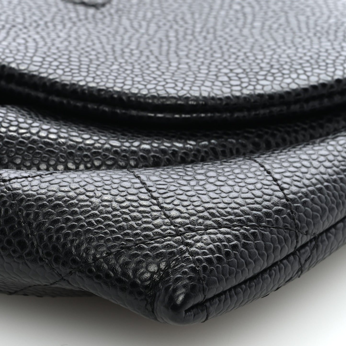 Caviar Half Moon Wallet On Chain WOC Black