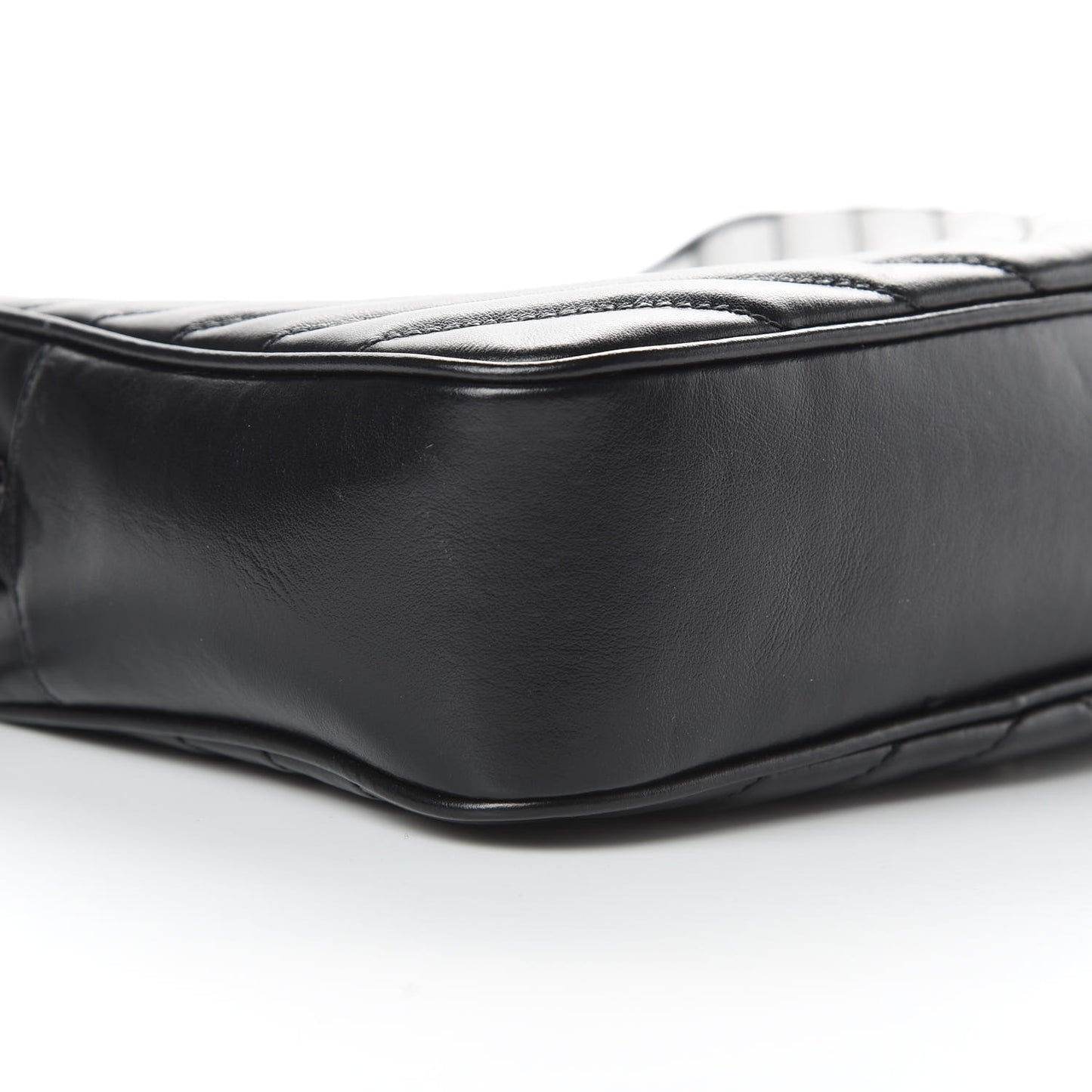 Calfskin Matelasse Monogram Lou Camera Bag Black