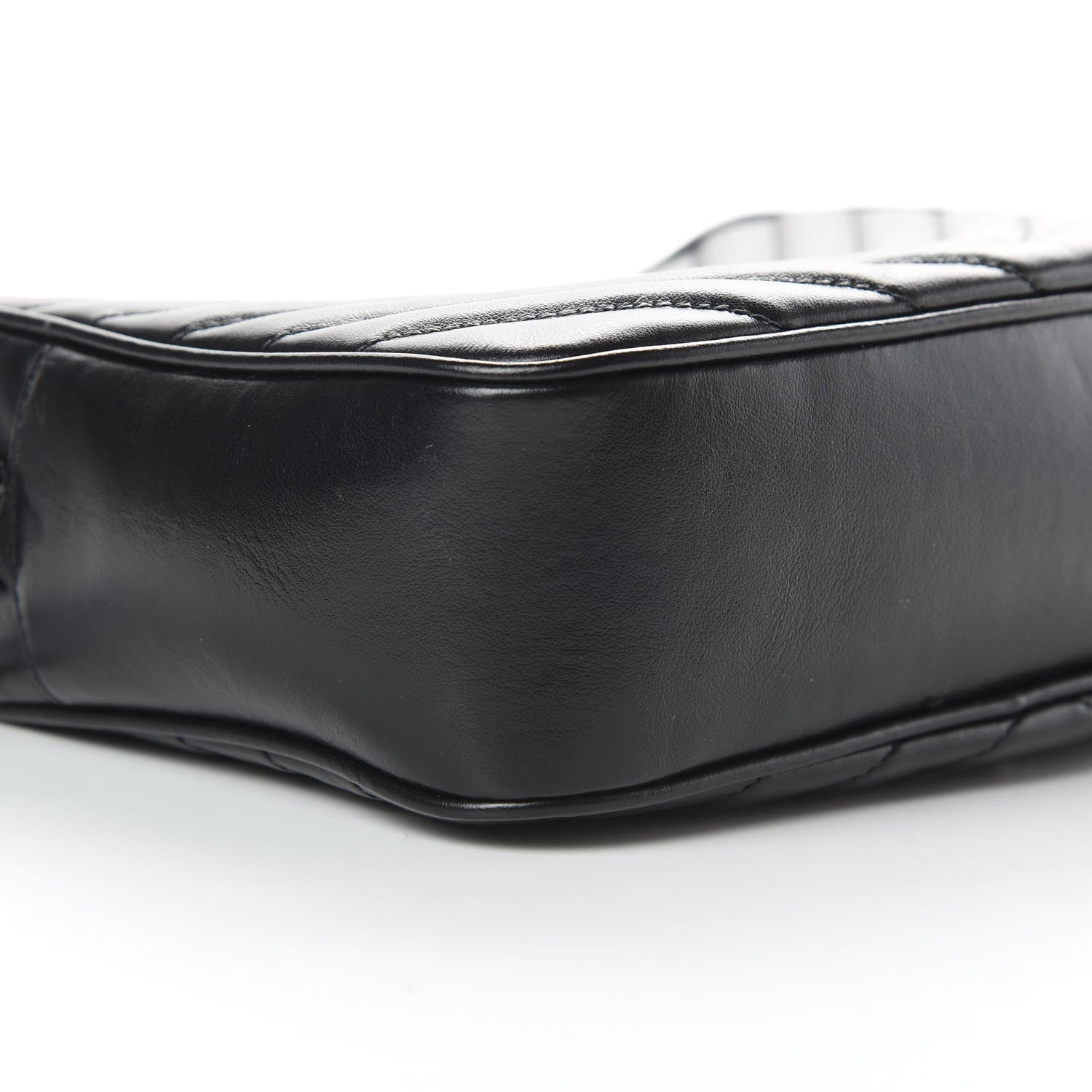 Saint Laurent Calfskin Matelasse Monogram Lou Camera Bag Black 9 of 14