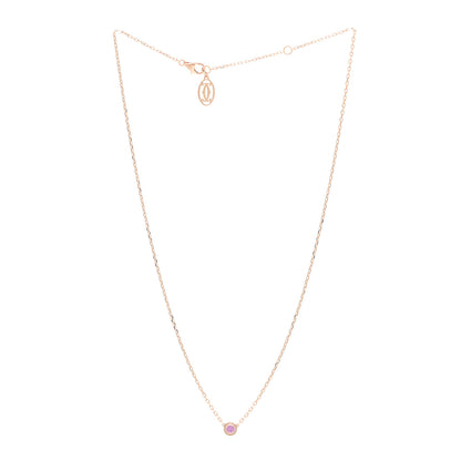 Cartier 18K Pink Gold Pink Sapphire D'Amour Pendant Necklace 3 of 5