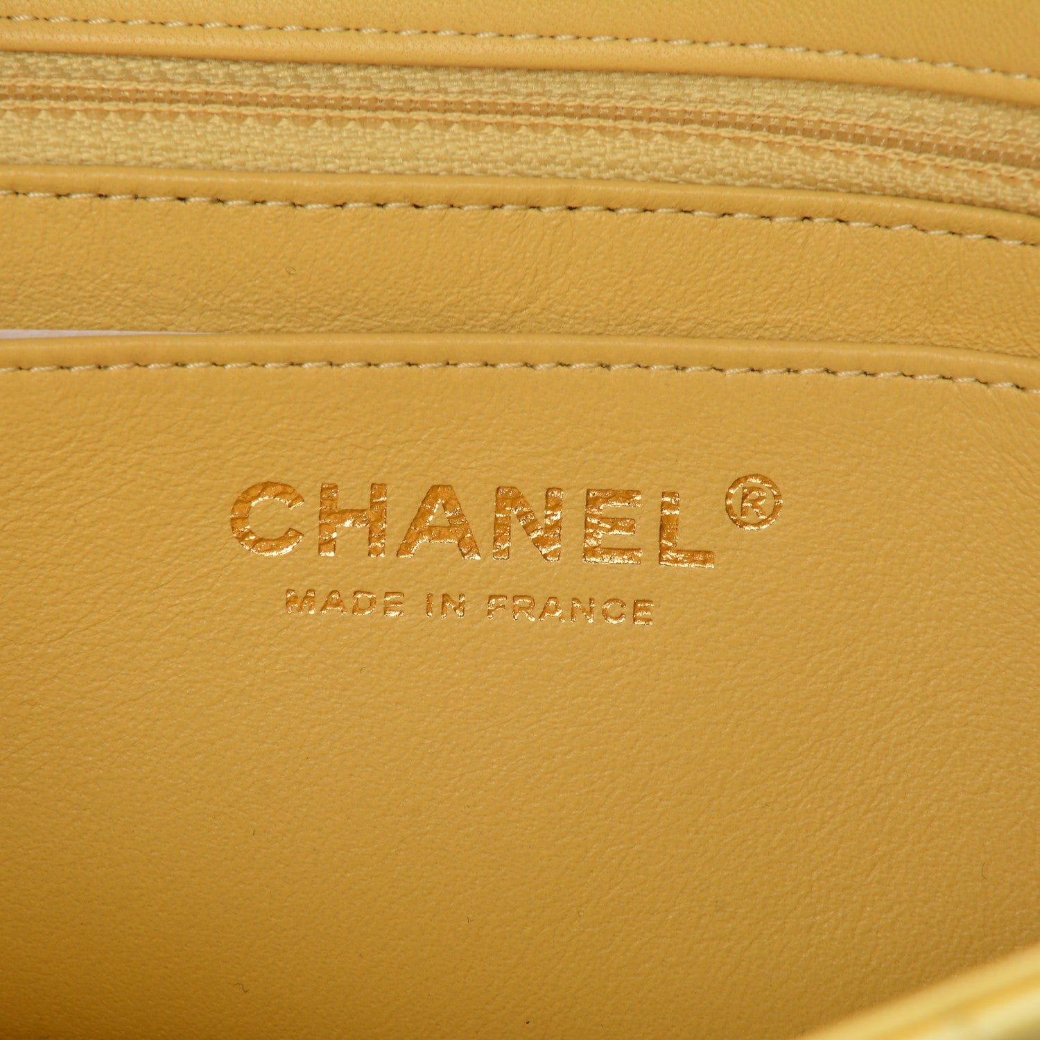 Chanel Lambskin Quilted Tri-Color Mini Rectangular Flap Orange Yellow Pink 6 of 9