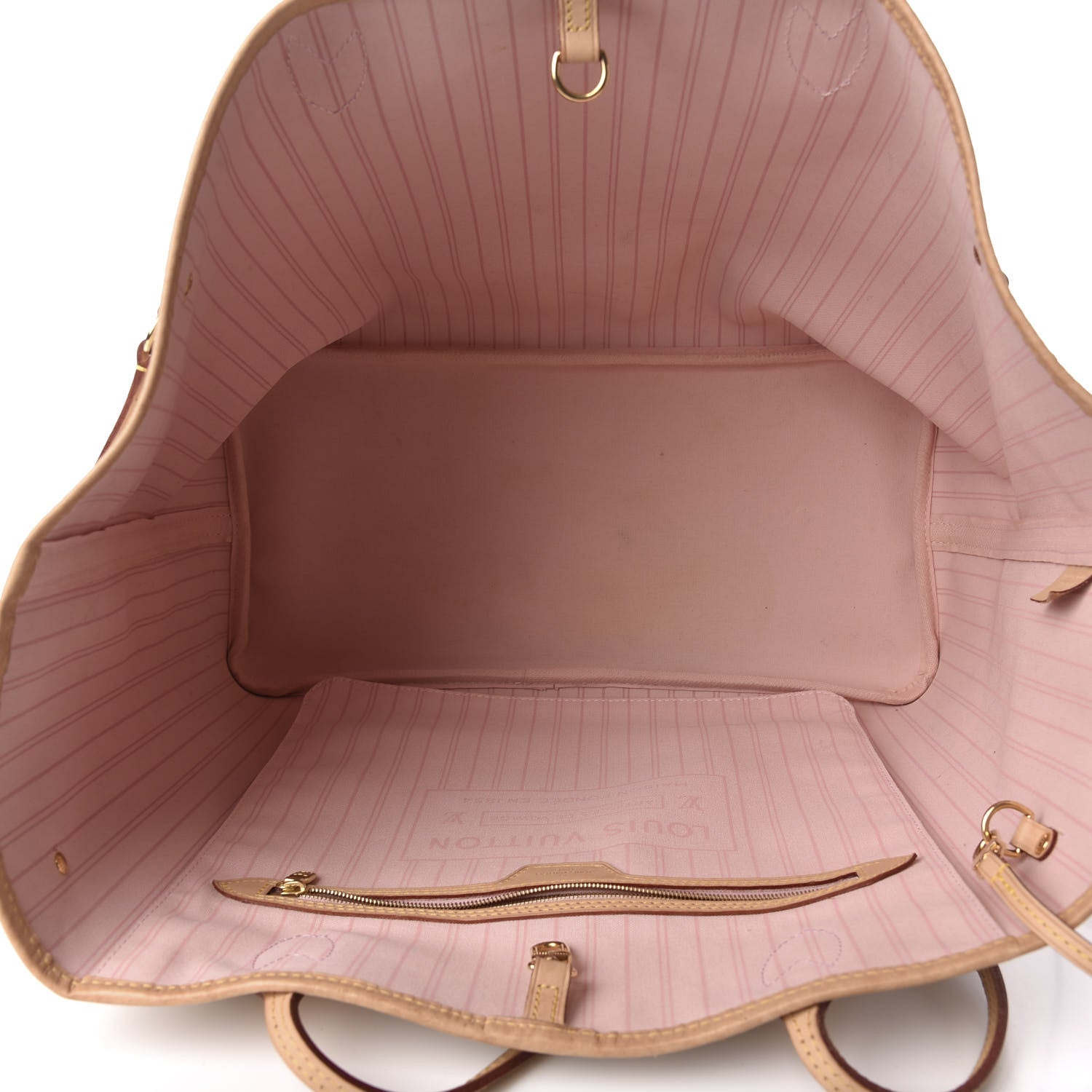 Louis Vuitton Damier Azur Neo Neverfull GM Rose Ballerine 6 of 15