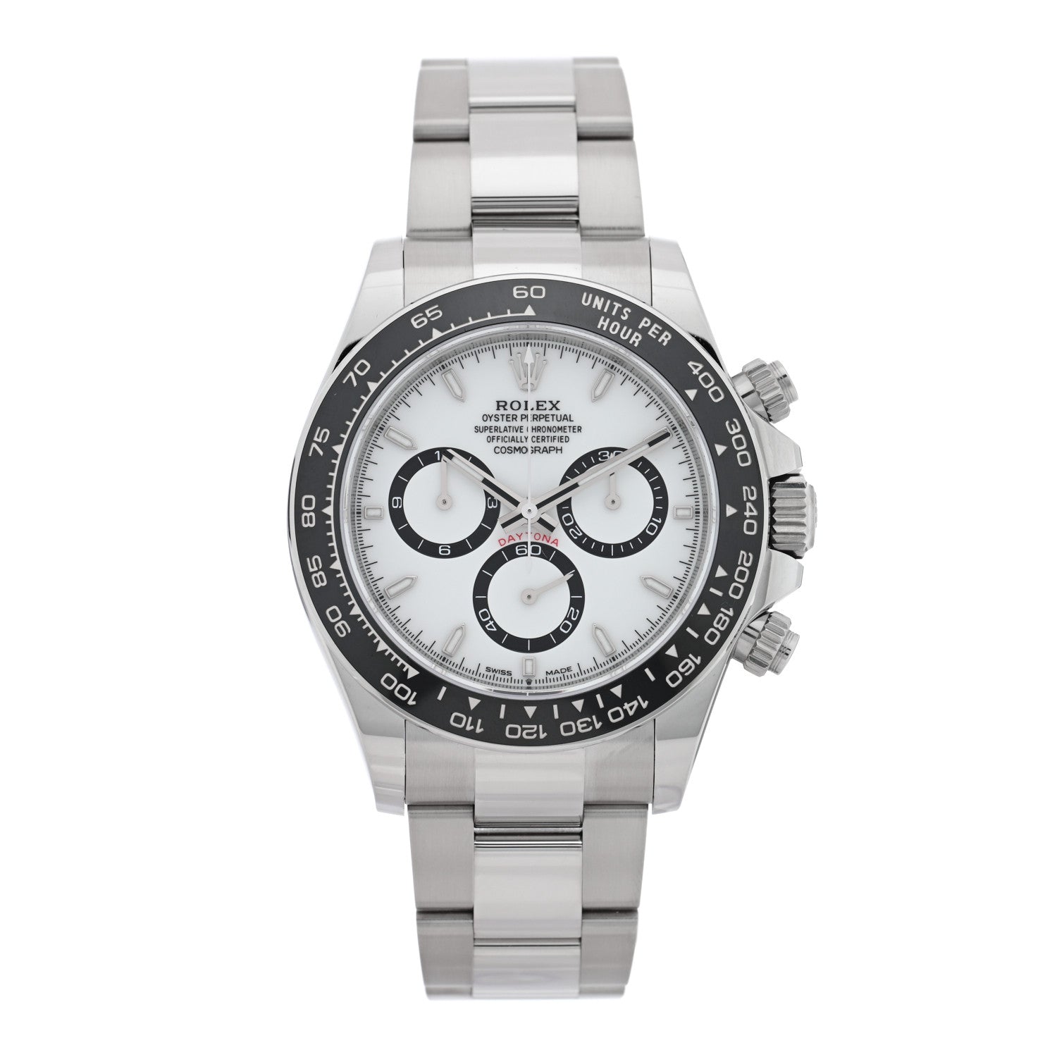 Rolex Stainless Steel 40mm Oyster Perpetual Cosmograph Daytona Panda Watch White 126500LN 1 of 4