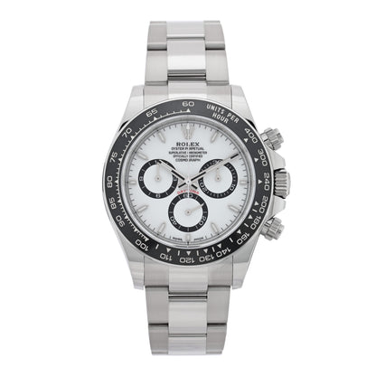 Rolex Stainless Steel 40mm Oyster Perpetual Cosmograph Daytona Panda Watch White 126500LN 1 of 4