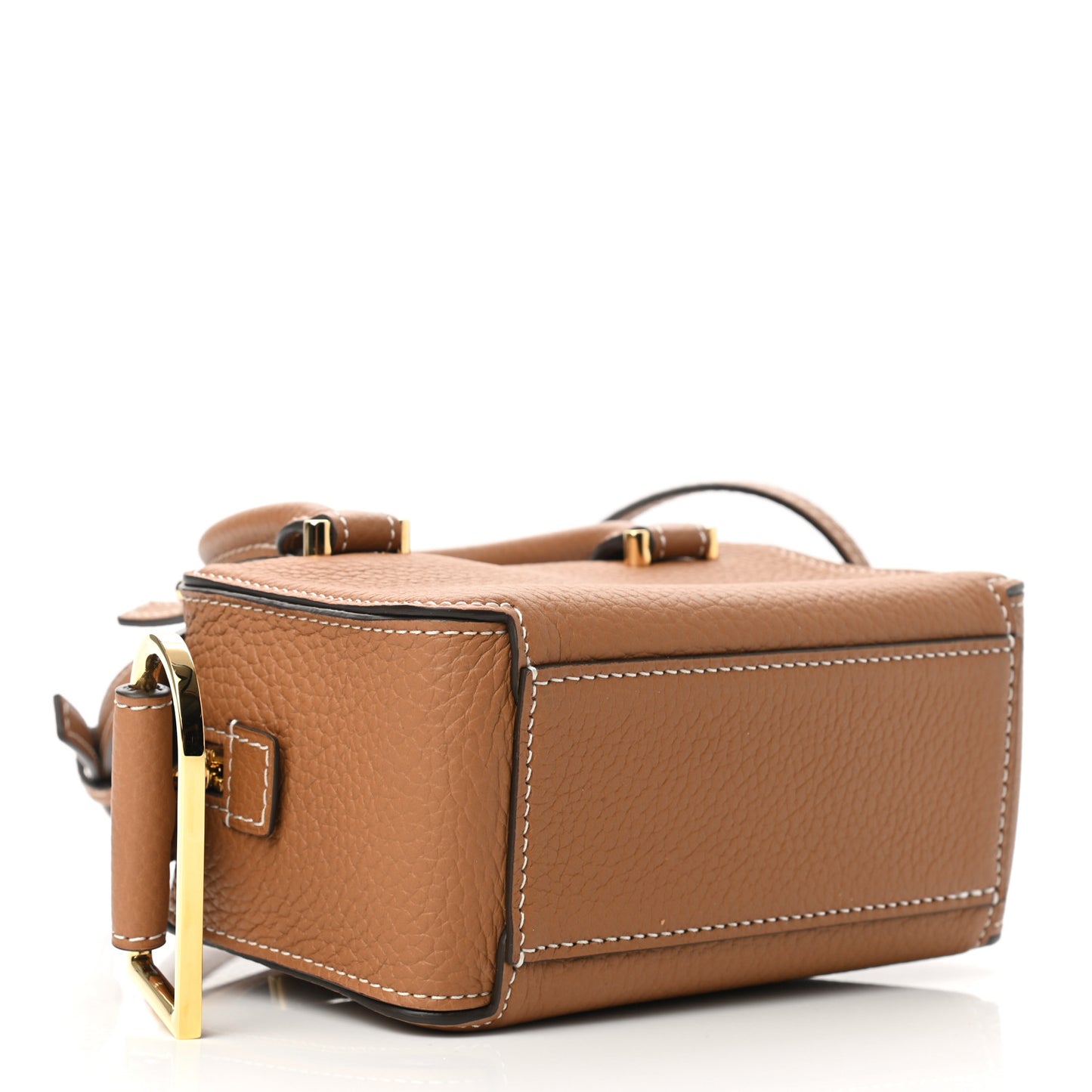 Taurillon Soft Nano Cool Box Satchel Vegetal Ivory