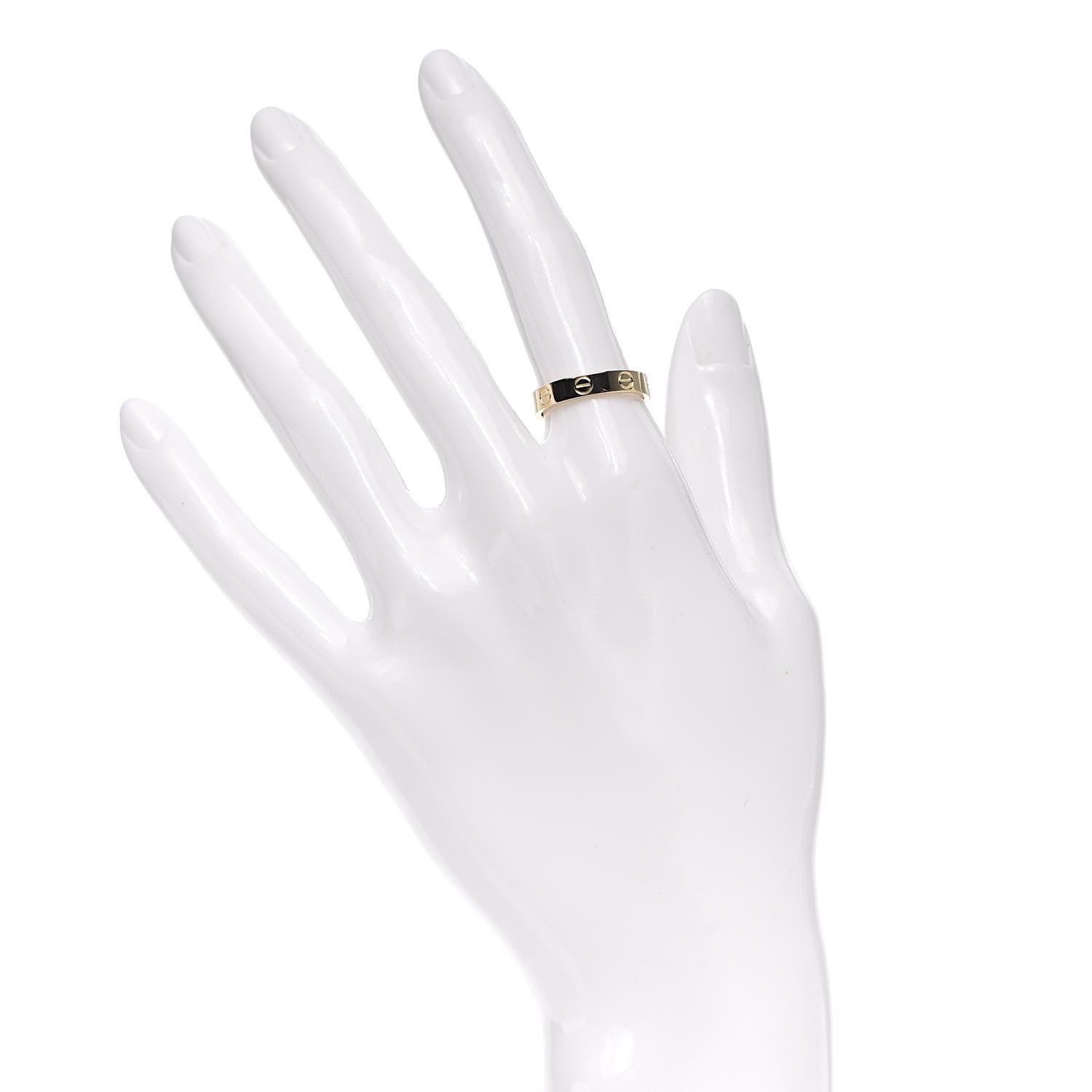 Cartier 18K Yellow Gold 3.5mm LOVE Wedding Band Ring 51 5.75 2 of 5