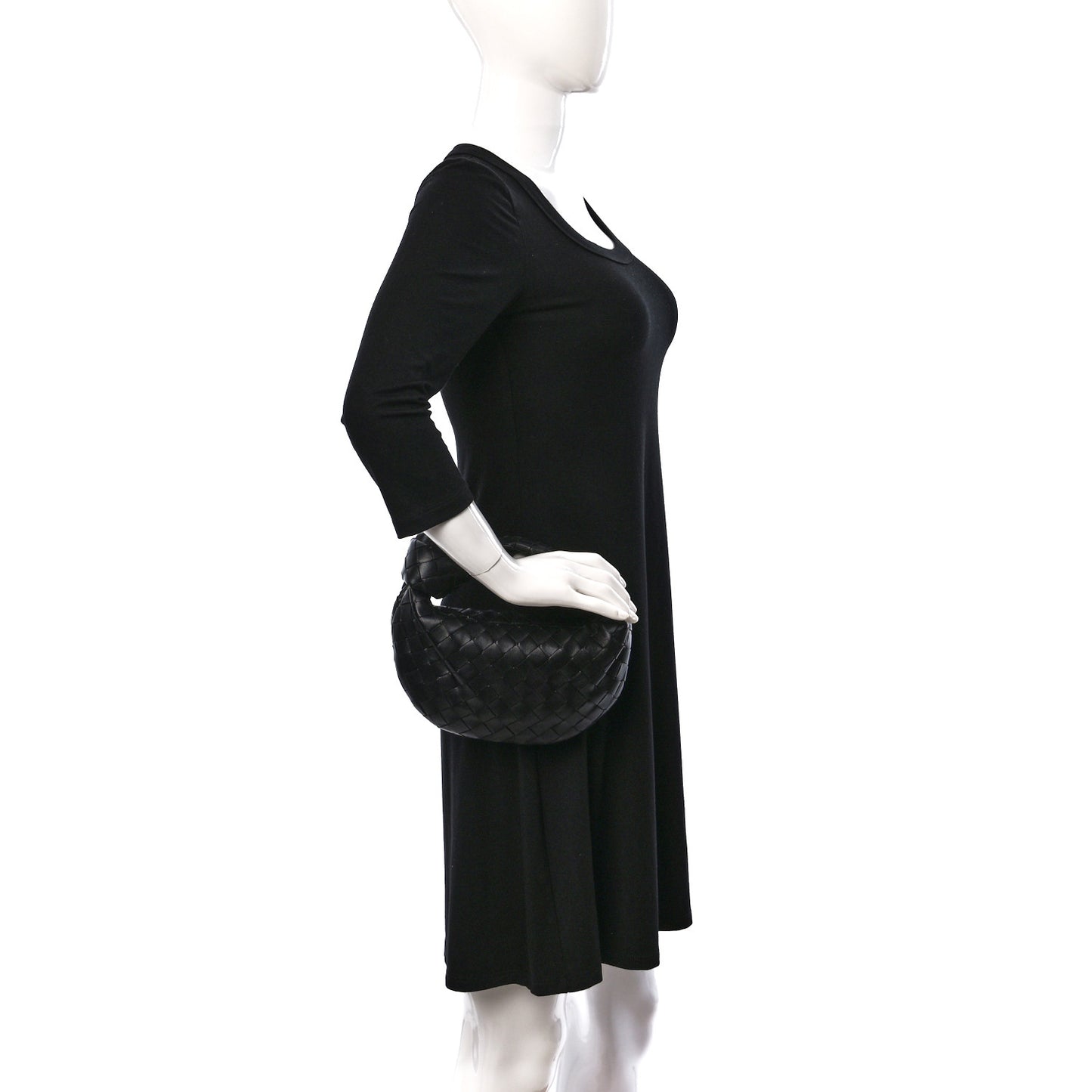 Nappa Intrecciato Mini Jodie Black