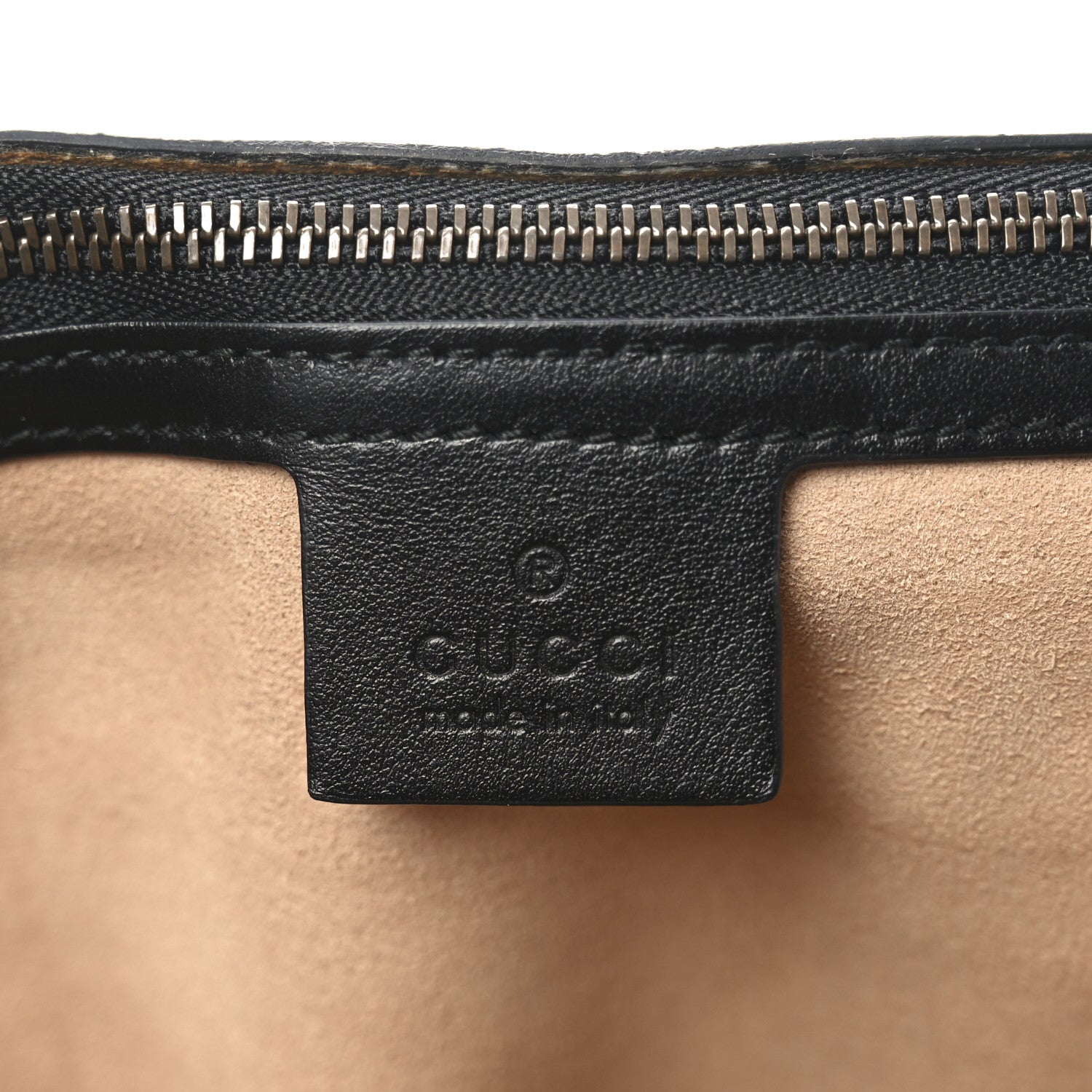 Gucci Calfskin Matelasse Large GG Marmont Top Handle Shoulder Bag Black 6 of 10