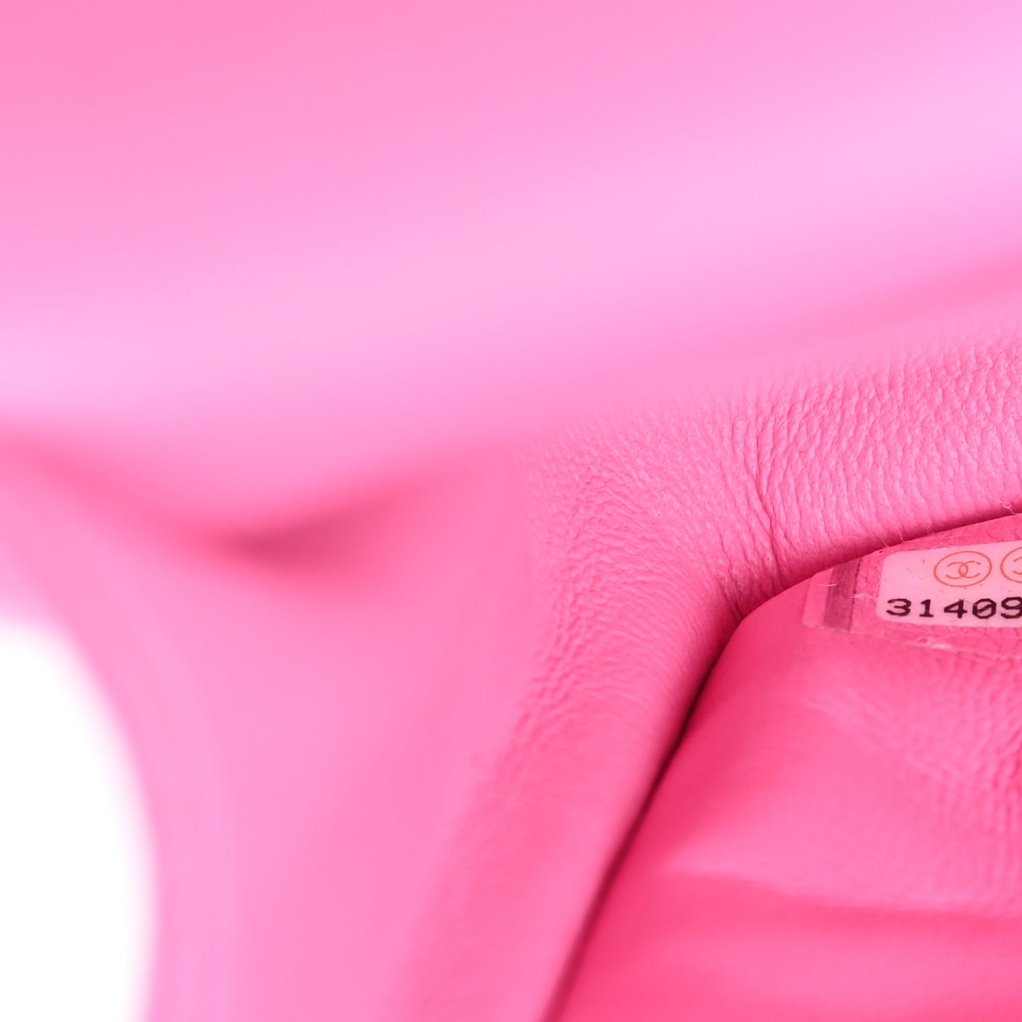 Lambskin Quilted Medium Double Flap Neon Pink