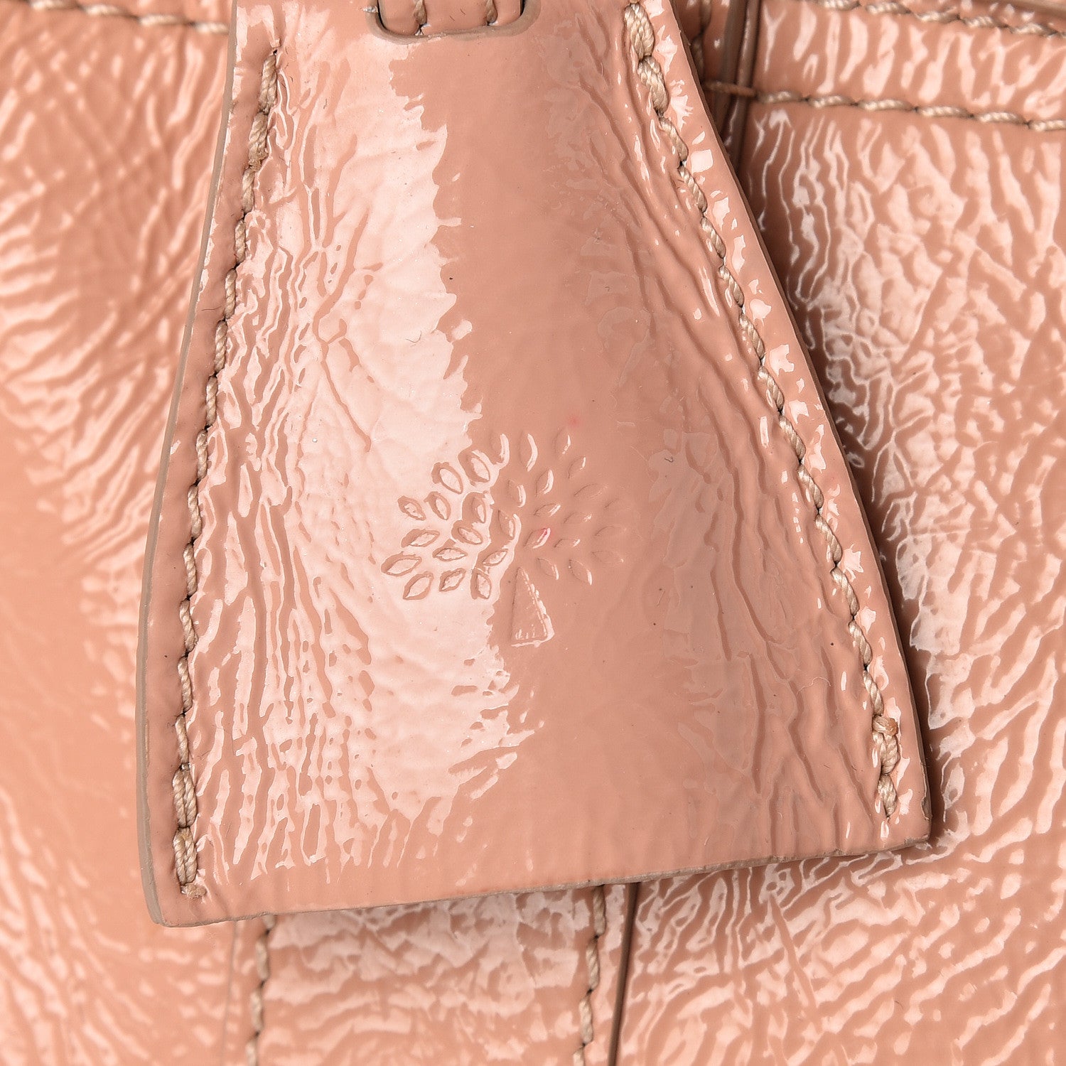Mulberry Wrinkled Patent Small Bayswater Plaster Pink 20 of 22