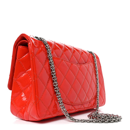 Chanel Distressed Patent Quilted 2.55 Reissue Flap Red 3 of 10