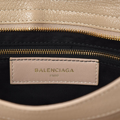 Balenciaga Shiny Goatskin Gold Metallic Edge Hardware City Beige Sahara 6 of 7