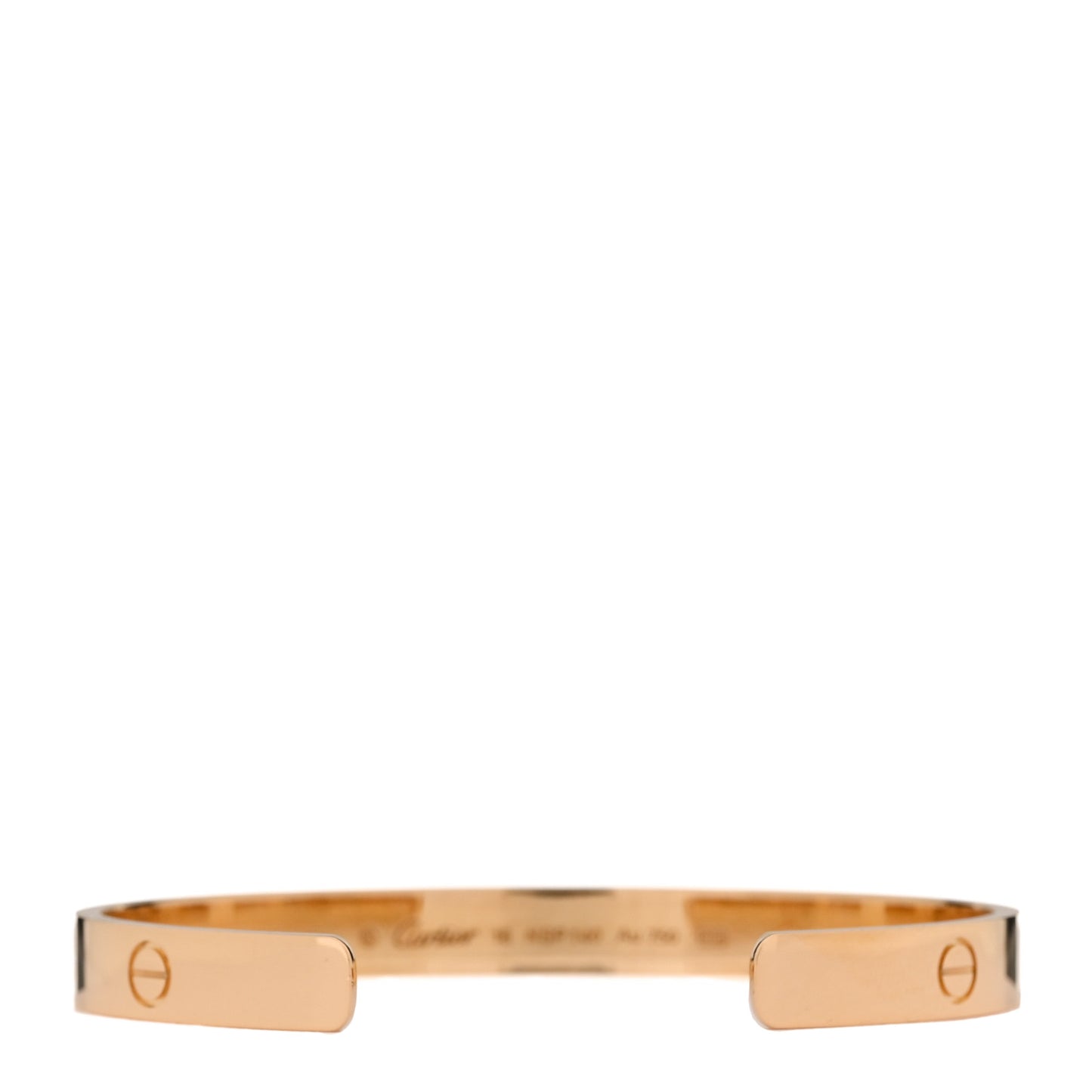 18K Yellow Gold LOVE Cuff Bracelet 18