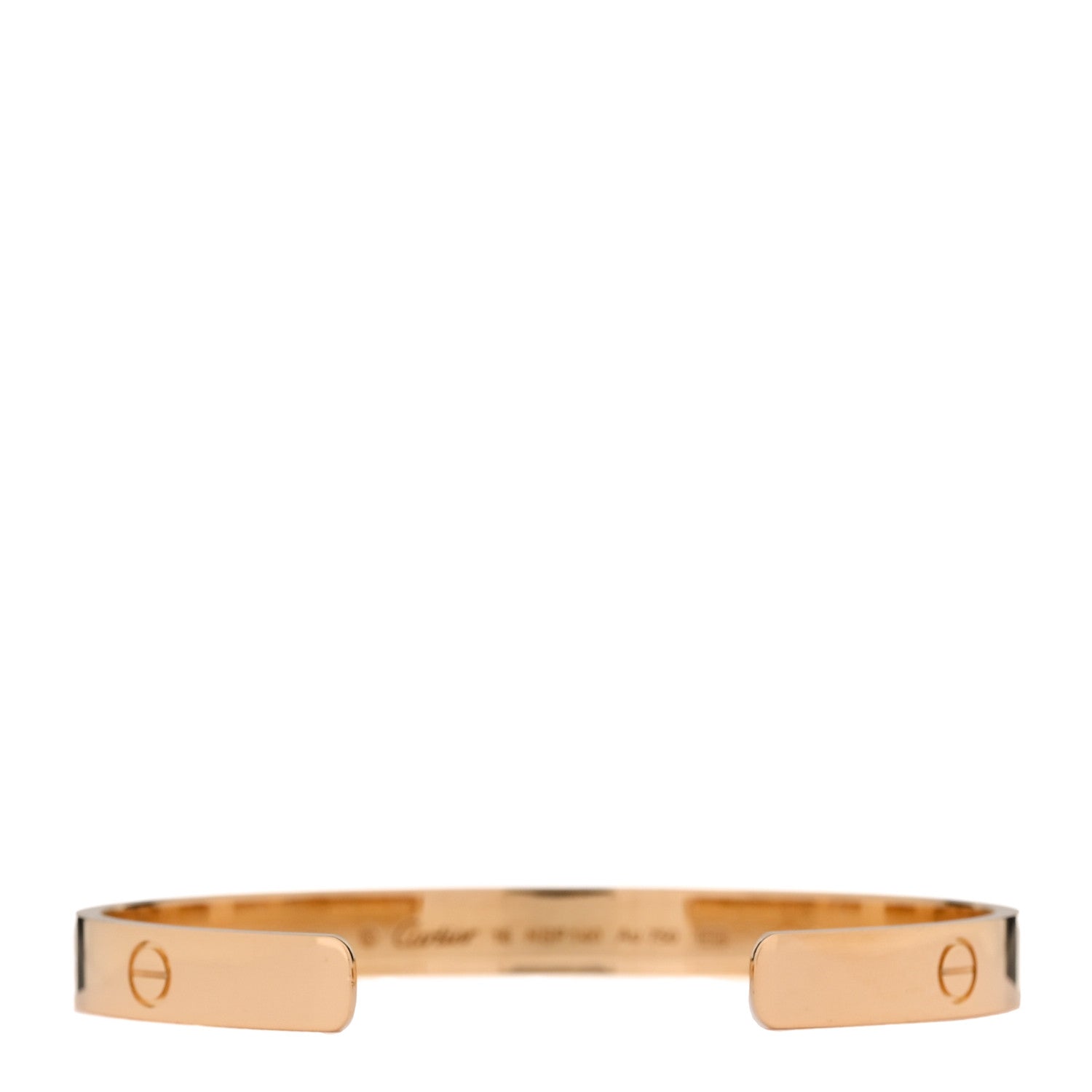 Cartier 18K Yellow Gold LOVE Cuff Bracelet 18 2 of 4