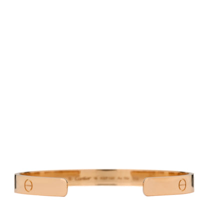 Cartier 18K Yellow Gold LOVE Cuff Bracelet 18 2 of 4