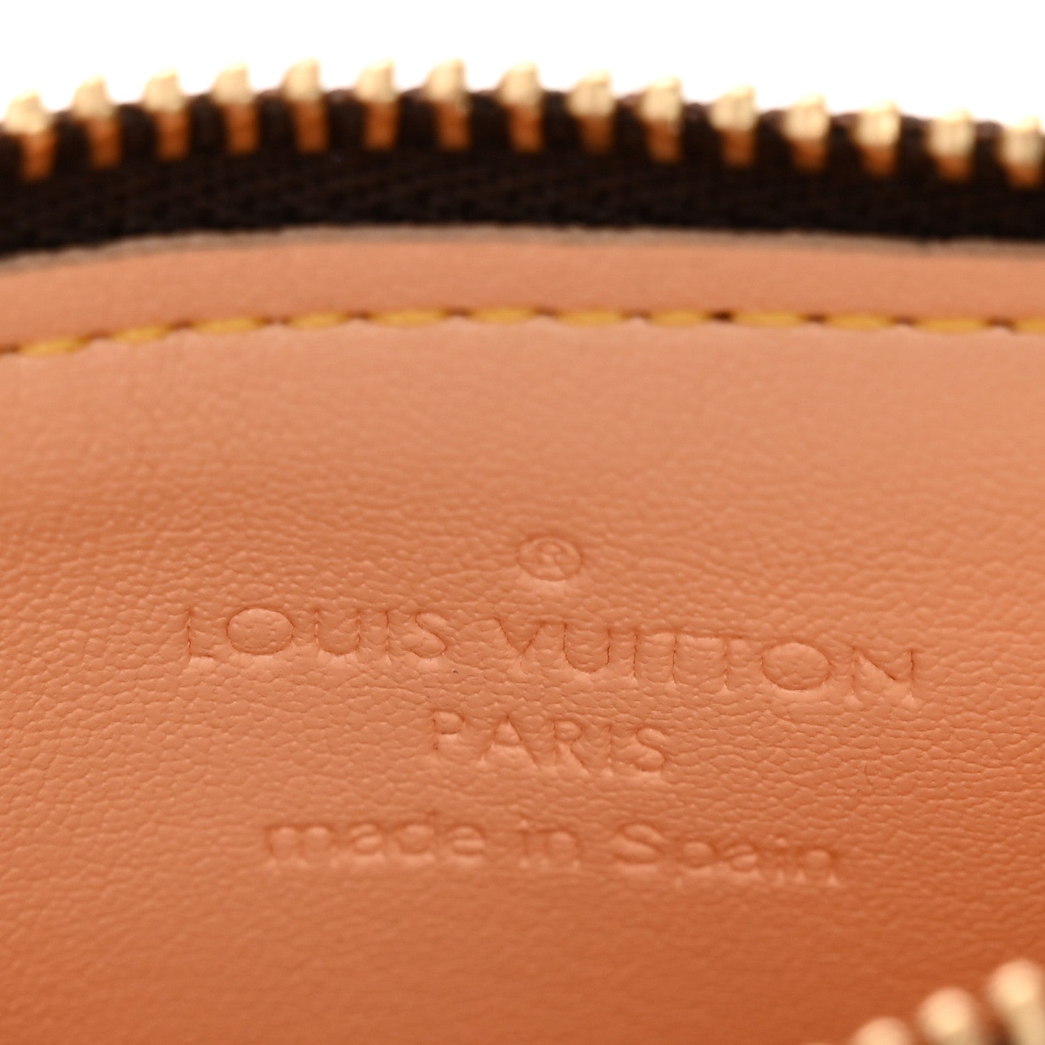 Louis Vuitton Monogram Cherry Blossom Key Pouch Brown 6 of 7