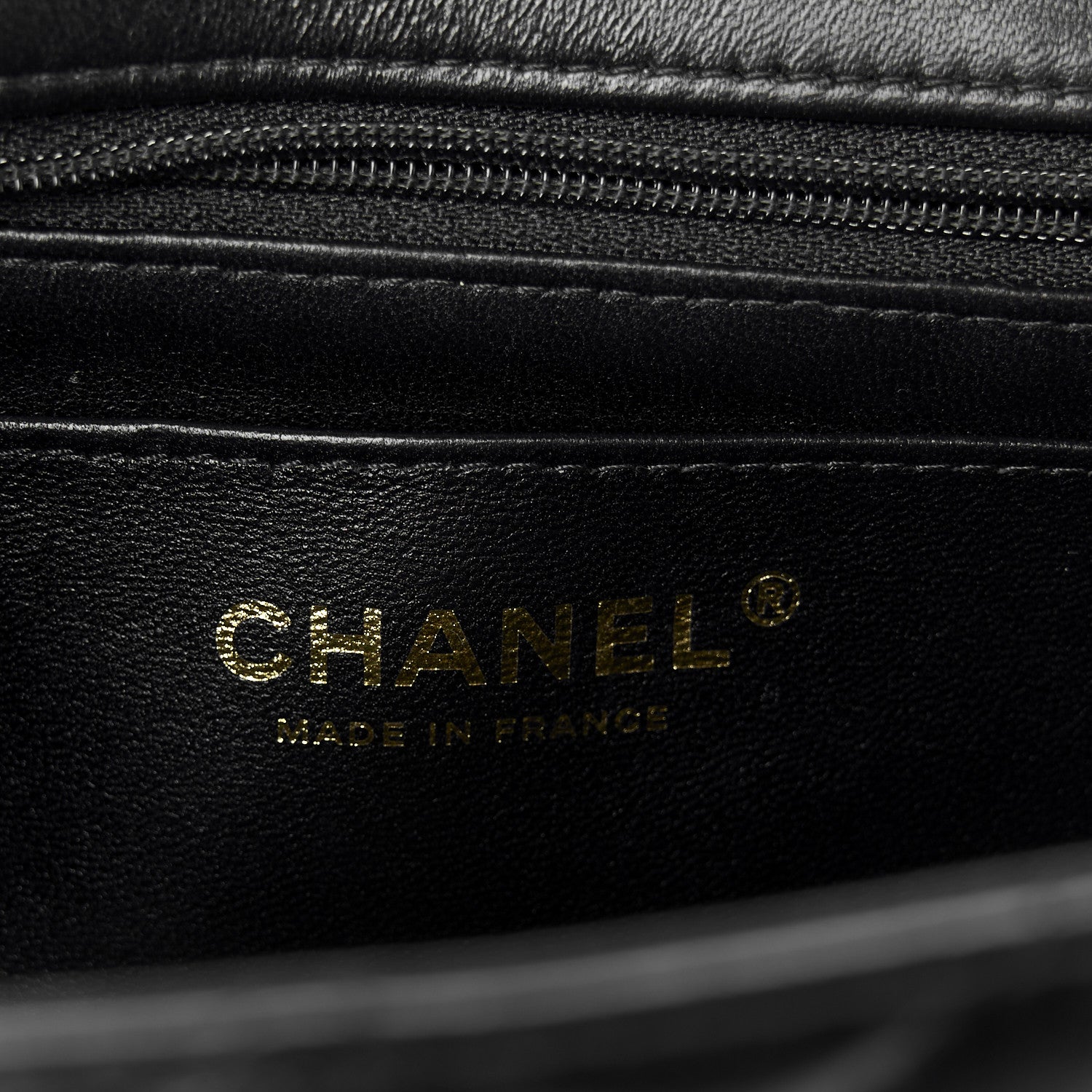 Chanel Lambskin Quilted Mini Top Handle Rectangular Flap Black 6 of 12