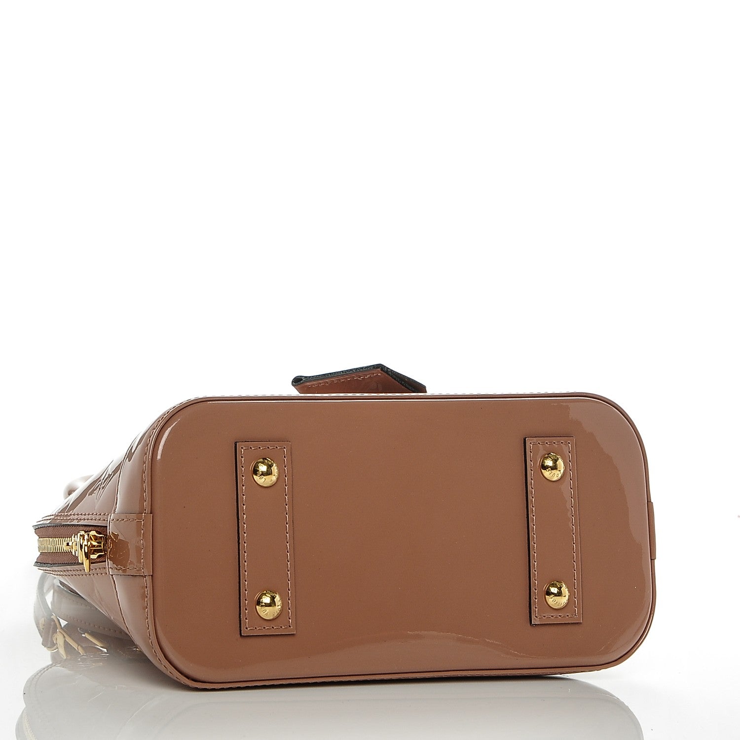 Louis Vuitton Vernis Alma BB Rose Velours 4 of 6