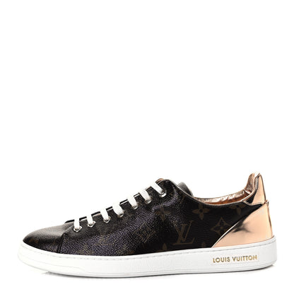 Louis Vuitton Patent Monogram Frontrow Sneakers 39.5 Rose Gold 1 of 9
