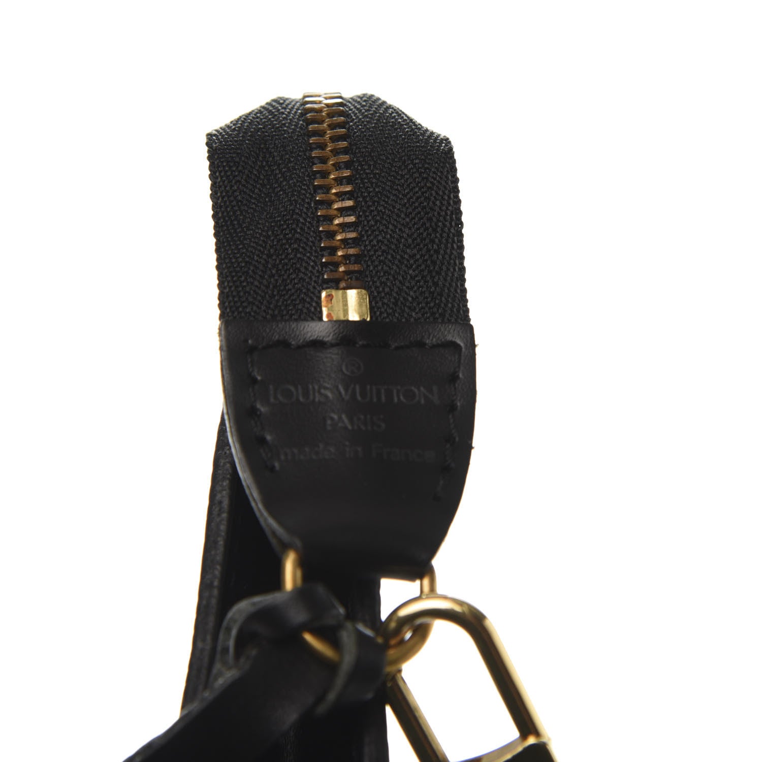 Louis Vuitton Epi Pochette Accessories 24 Black 10 of 12