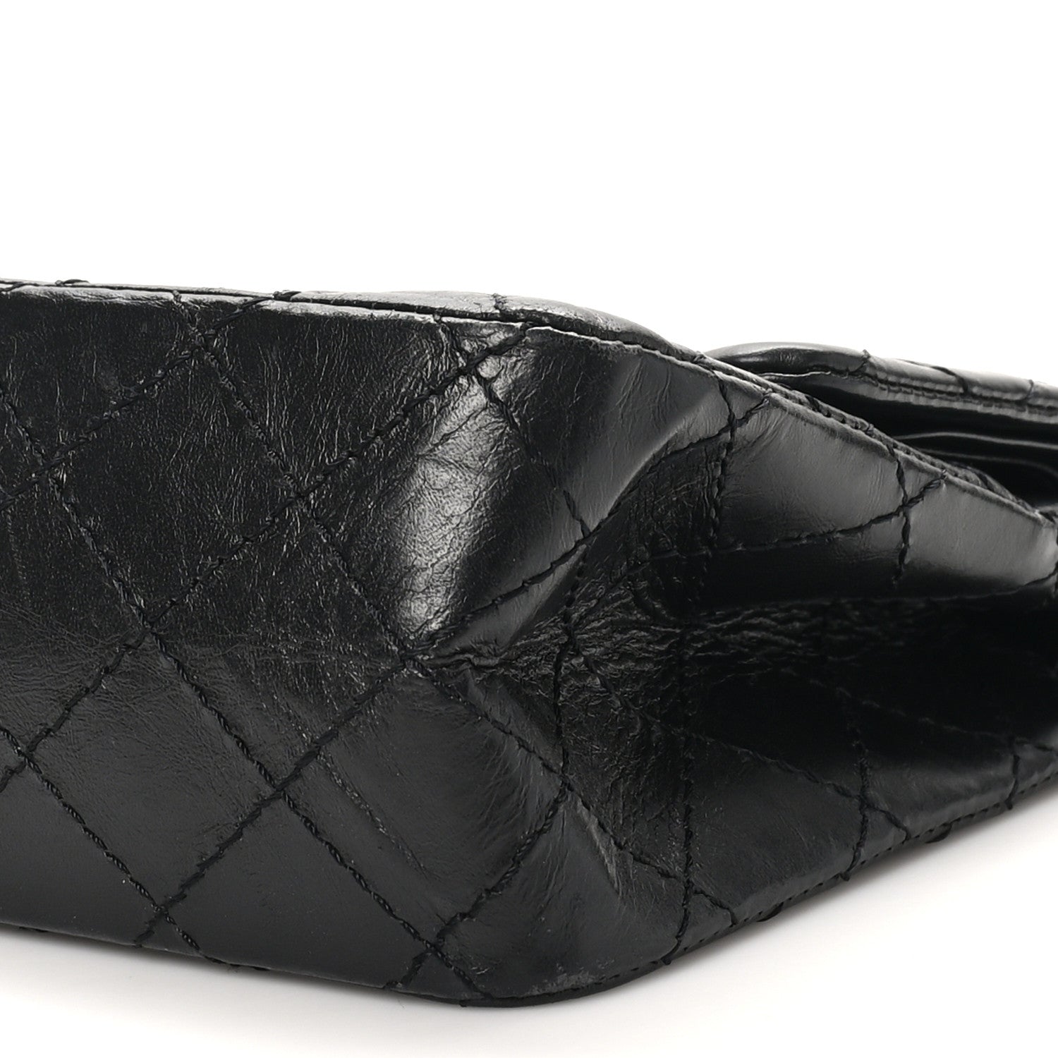 Chanel Aged Calfskin Quilted 2.55 Reissue 225 Flap So Black 10 of 11