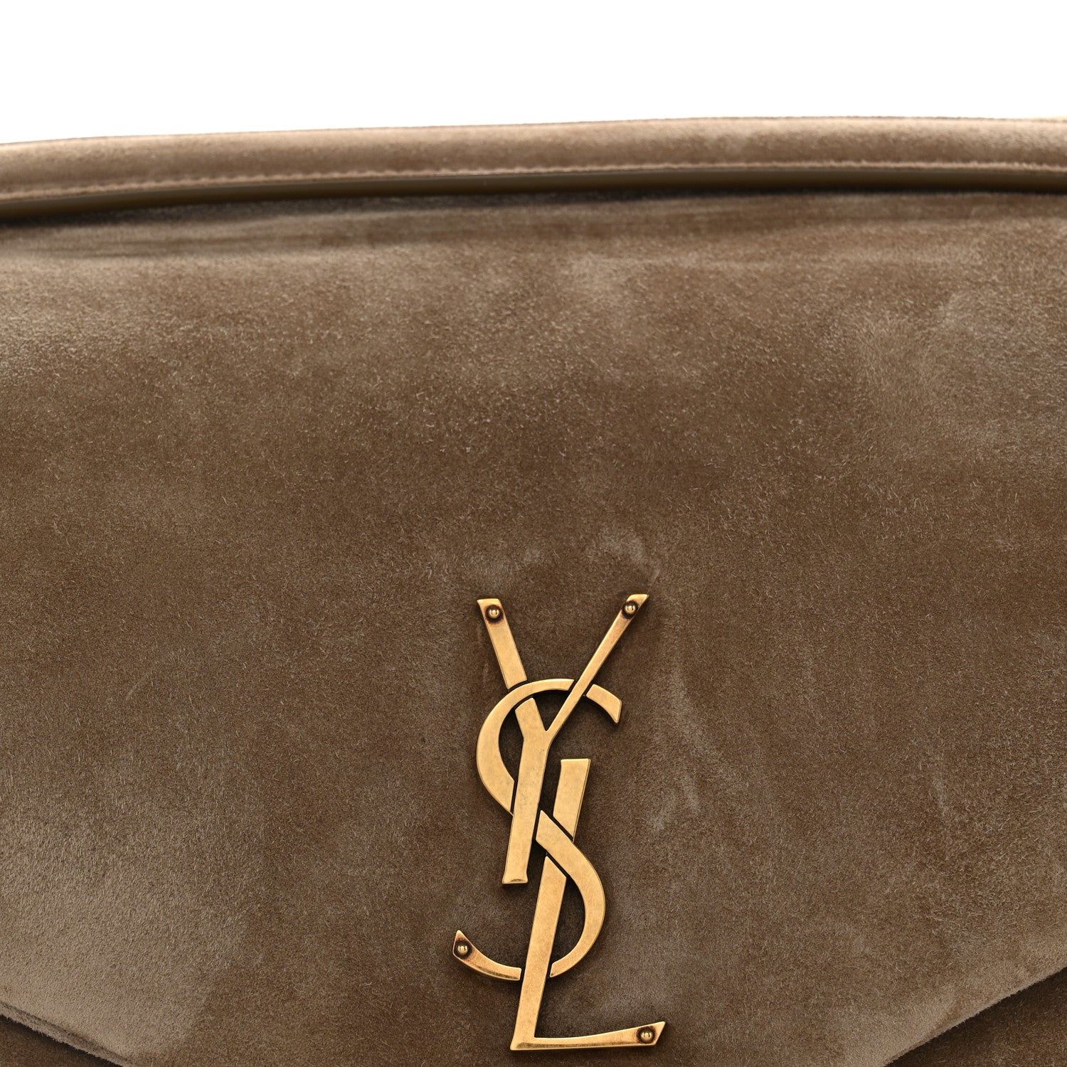 Saint Laurent Suede Large Calypso Dry Grain 8 of 10