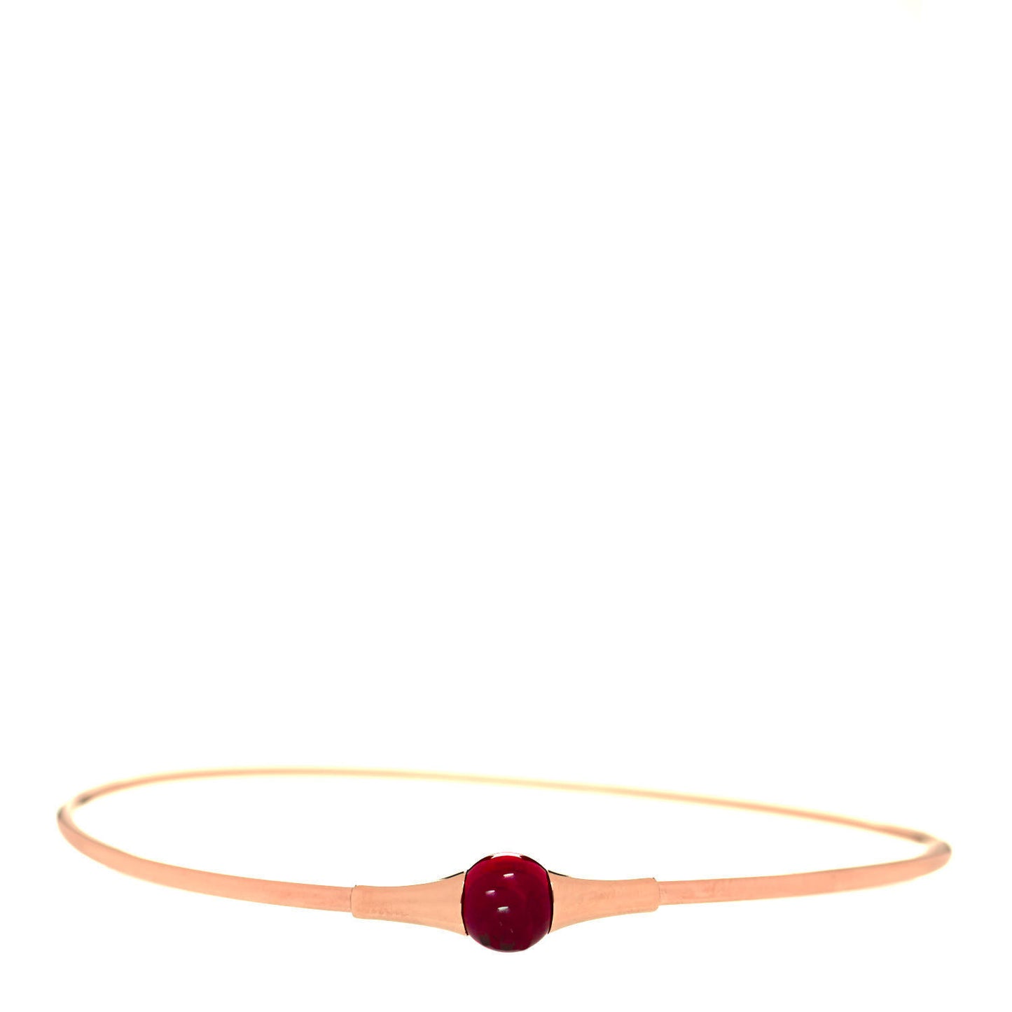 18K Rose Gold Garnet M'Ama Non M'Ama Bracelet