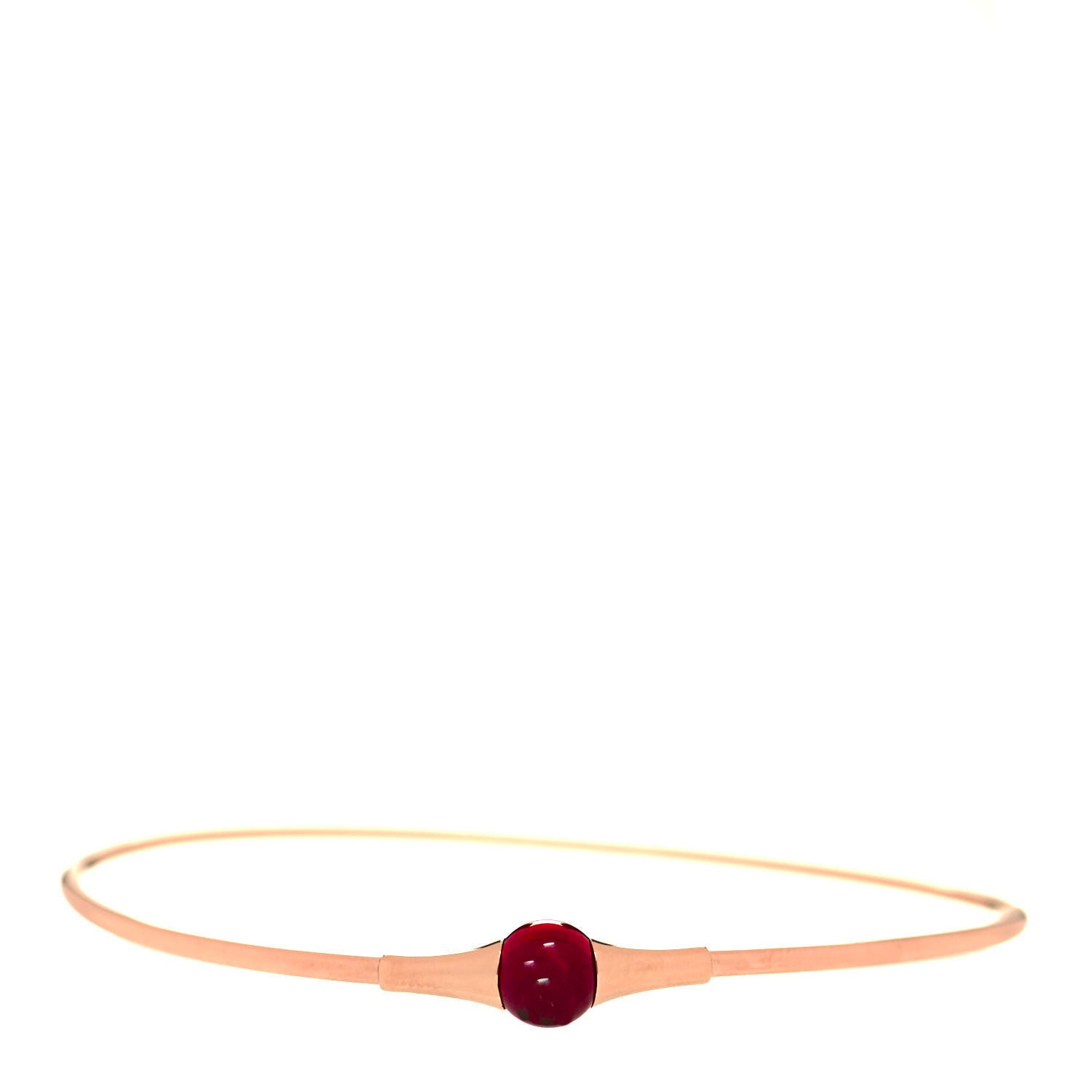 Pomellato 18K Rose Gold Garnet M'Ama Non M'Ama Bracelet 1 of 5