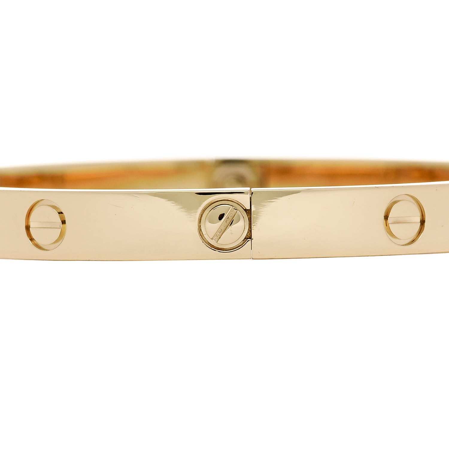 Cartier 18K Yellow Gold LOVE Bracelet 19 5 of 9