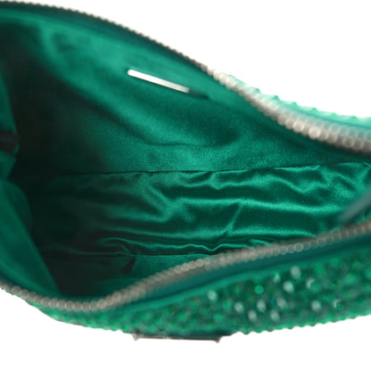 Prada Satin Crystal Re-Edition 2005 Shoulder Bag Mango 5 of 9