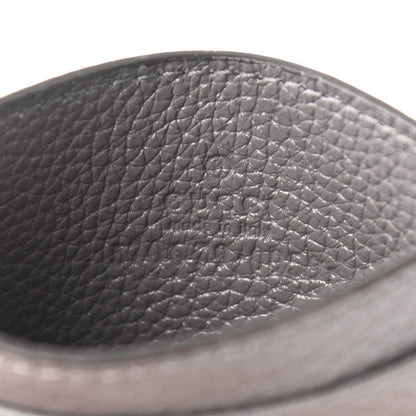 Gucci Grainy Calfskin Zumi Card Holder Dusty Grey 6 of 6